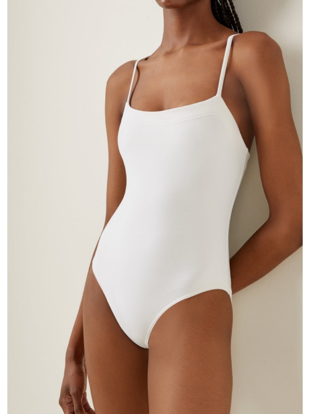 NWT Eres Aquarelle White One-Piece Swimsuit FR 38 US 6
